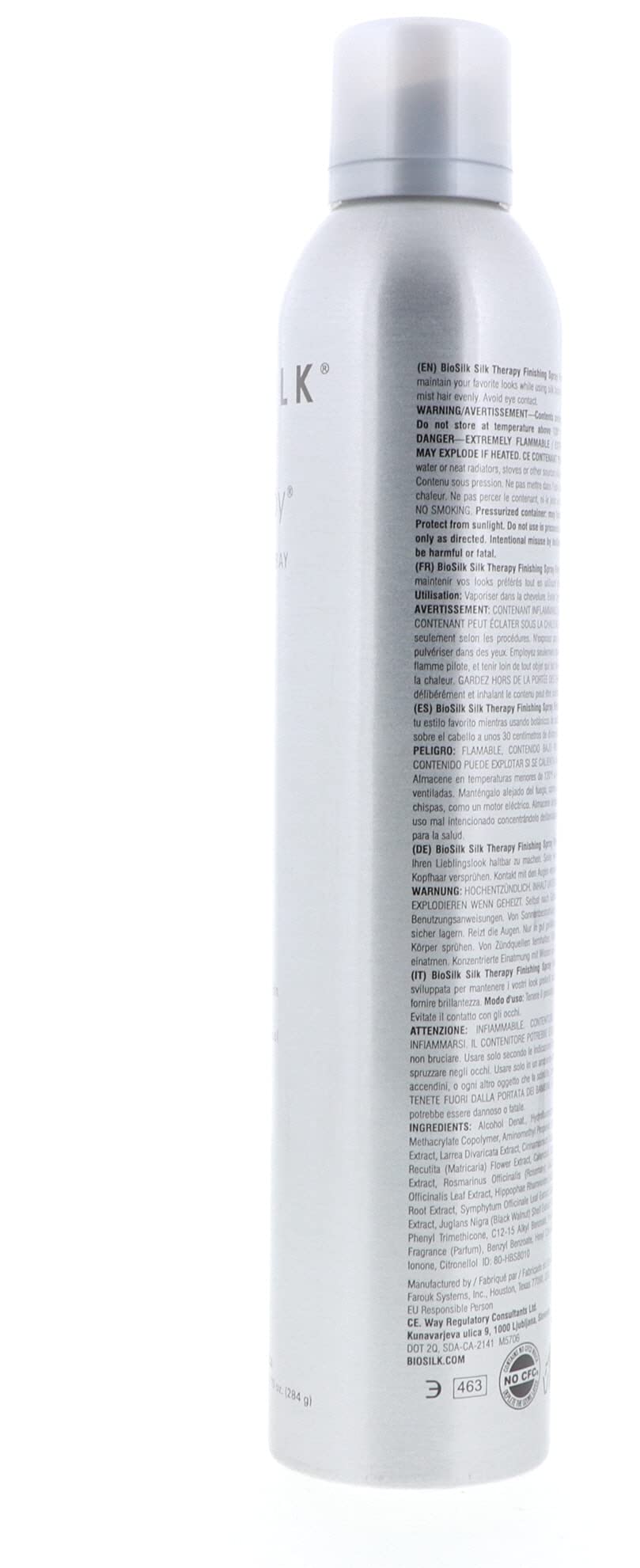 Light Gray Biosilk Finishing Spray Firm [10oz][$14]