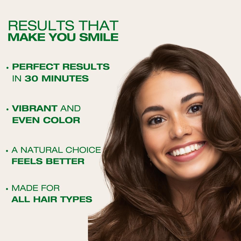 Misty Rose Naturigin Permanent Hair Dye - 4.0 Brown - 100% Gray Coverage, Long-Lasting Natural hair Color - Ammonia & Paraben-Free, Vegan and Plant-Infused Formula (Pack of 1)