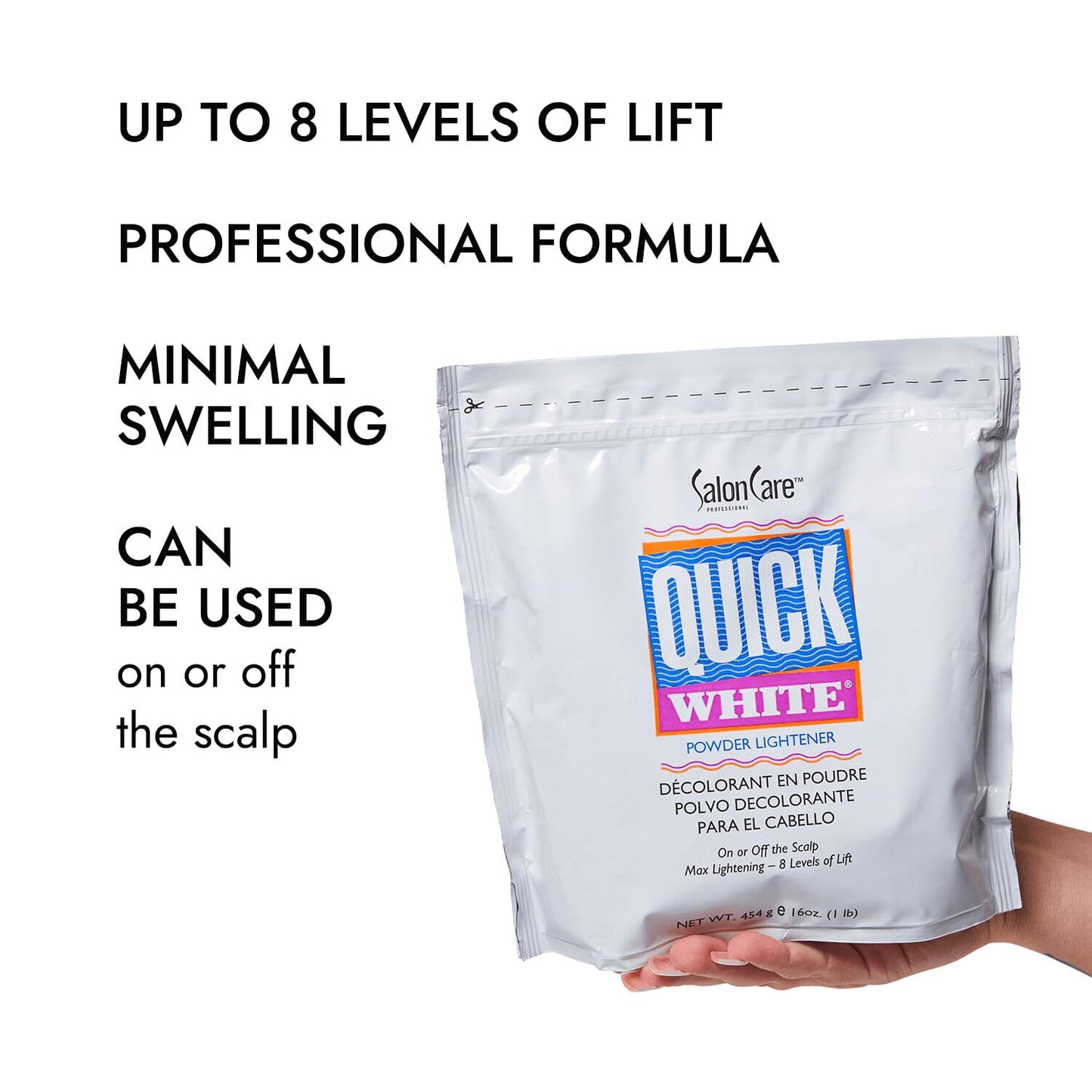White Smoke Salon Care Quick White Powder Lightener 1 lb