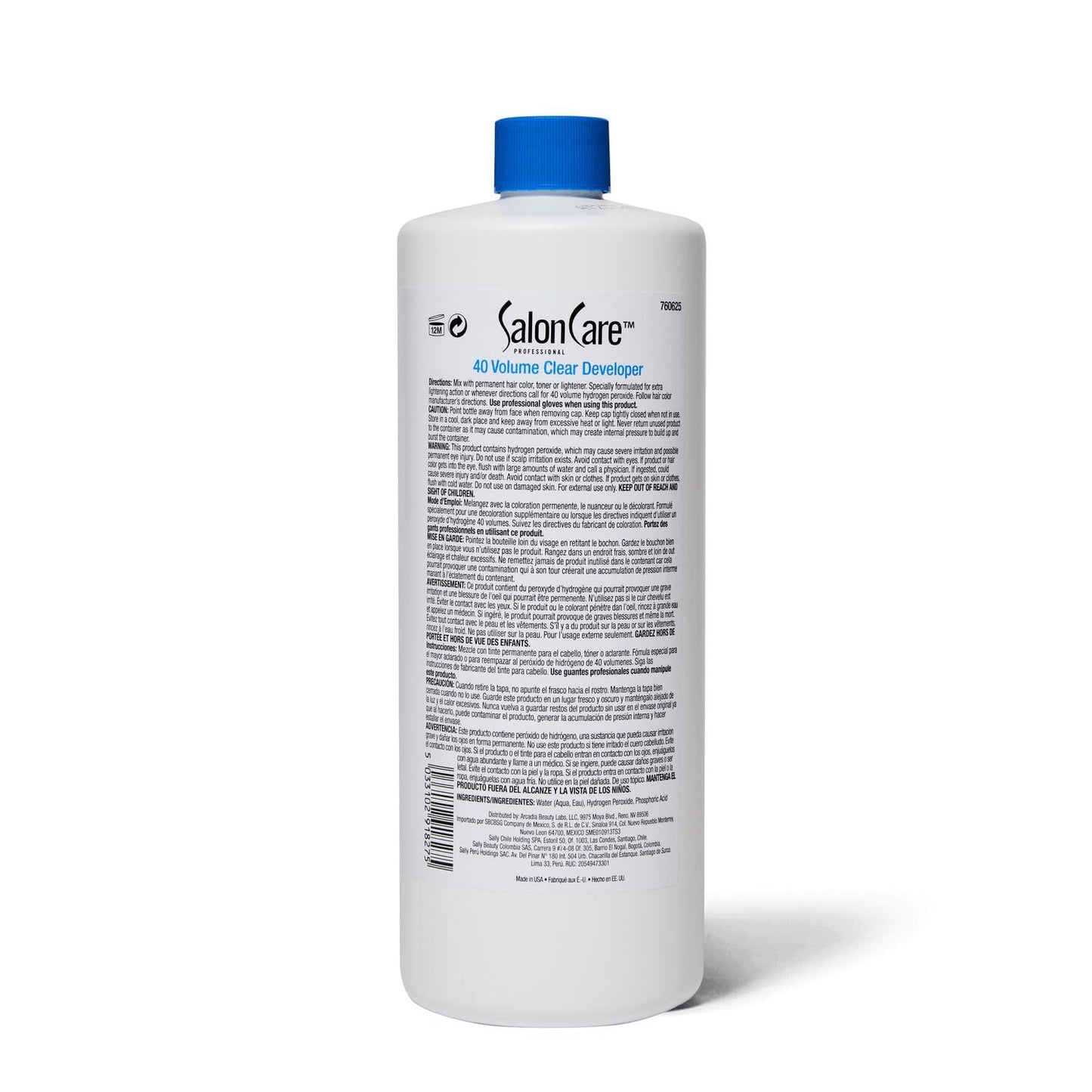 White Smoke Salon Care 40 Volume Clear Developer 32 Oz (Pack of 2)