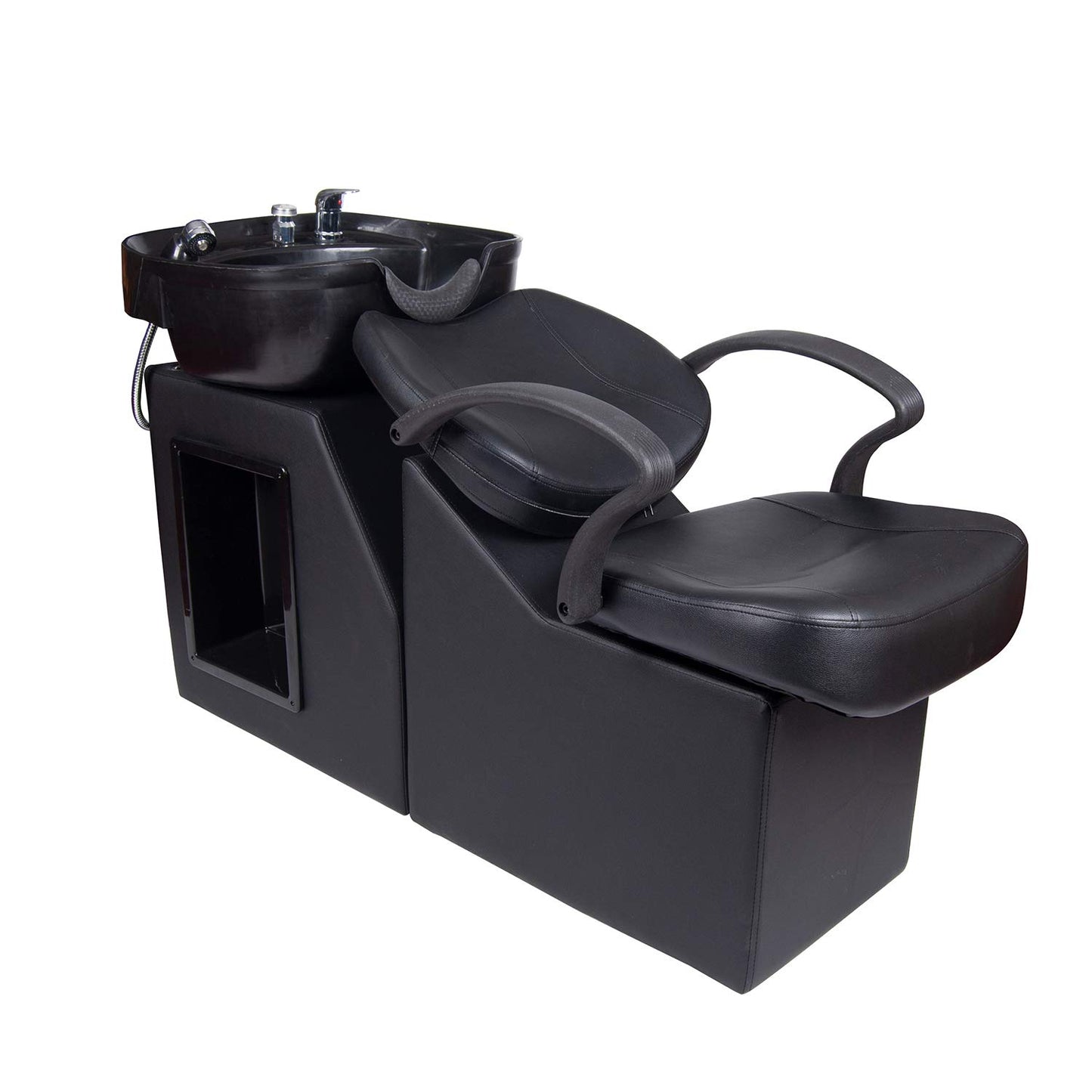 White Smoke Polar Aurora New Backwash Barber Chair ABS Plastic Shampoo Bowl Sink Unit Station Spa Salon Equipment
