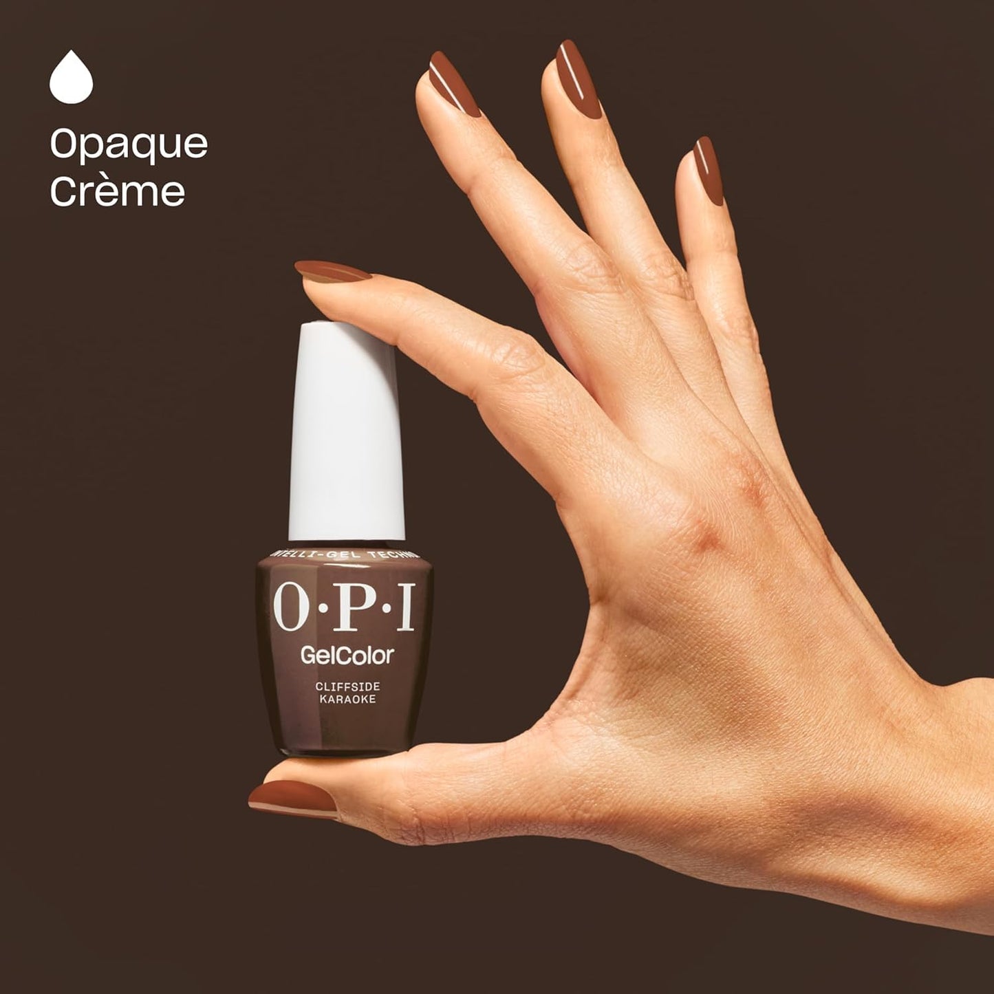 Dark Slate Gray OPI GelColor Iconic Dark Shades Gel Nail Polish Trio Bundle | Lincoln Park After Dark + Malaga Wine + Cliffside Karaoke Crème UV Cure Gel Polish Colors