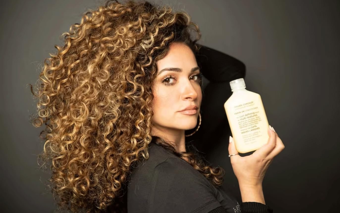 Dark Slate Gray Mixed Chicks Curl Defining & Frizz Eliminating Leave-In Conditioner, 33 fl.oz.