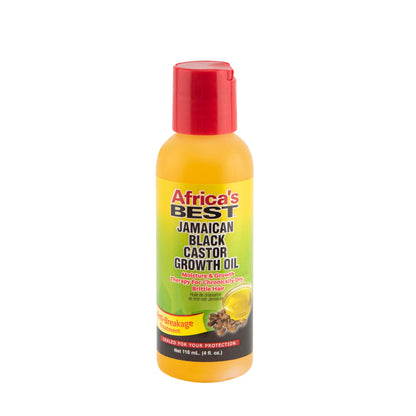 White Smoke Africa's Best - Jamaican Black Castor Growth Oil, High in Vitamin E, Minerals and Proteins, Help Repair Dry Scalp, Split Ends, Thinning hair and Promotes Regrowth, 4oz Bottle, Brown