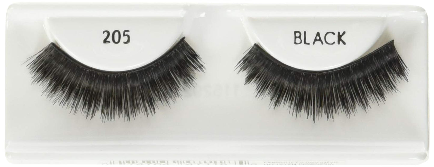 Lavender Ardell Double Up Lashes 205 Black – Dramatic Double Layered False Eyelashes, Full Volume Reusable Strip Lashes, 1 Pair