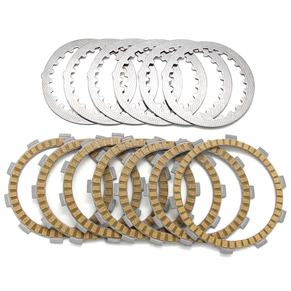 White Smoke Clutch Friction Disc Plate Kit 1V1-16324-00 Compatible With DT230 DT230R Lanza DT125E DT125 DT200R DT125R DT125RE DT125X
