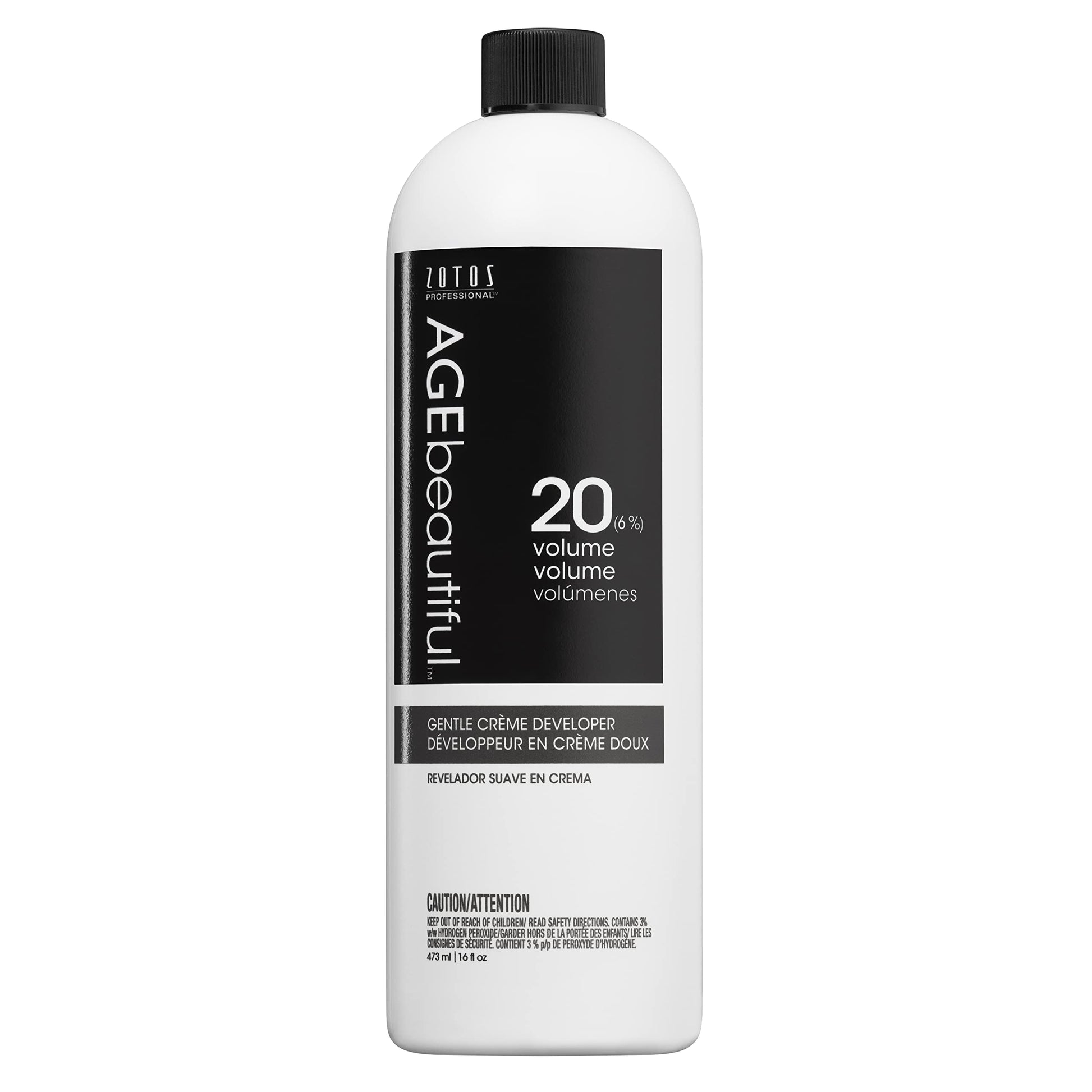Lavender AGE beautiful 20 Volume Gentle Creme Hair Developer | For Permanent Hair Color Dyes, Toners, Lighteners | Professional Salon Coloring | Long Lasting Haircolor | 16 Fl Oz