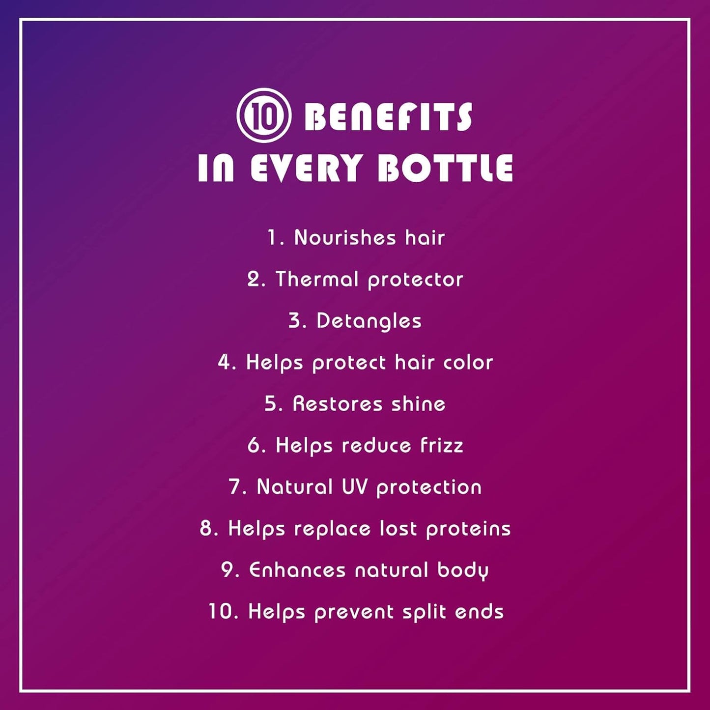Dark Magenta It's A 10 Miracle Leave-In Product 4 Oz