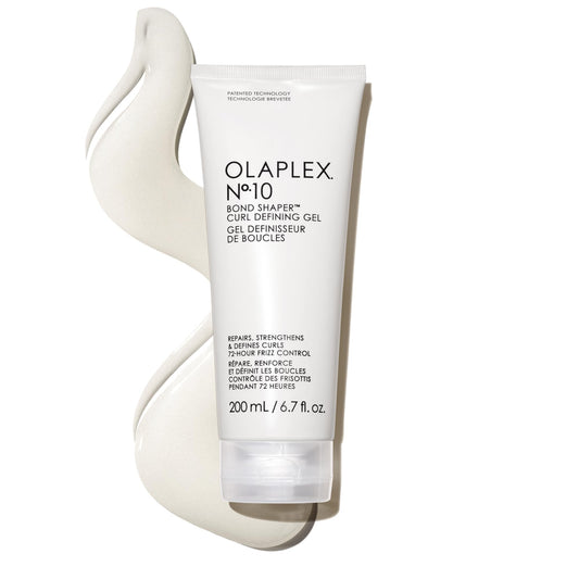 White Smoke Olaplex Nº.10 Bond Shaper™ Curl Defining Gel: Frizz Smoothing Curl Gel | Hydrates, Detangles & Defines Curls | All Day Hold No Residue | For Coily, Curly, and Wavy, 200 mL/Fl Oz