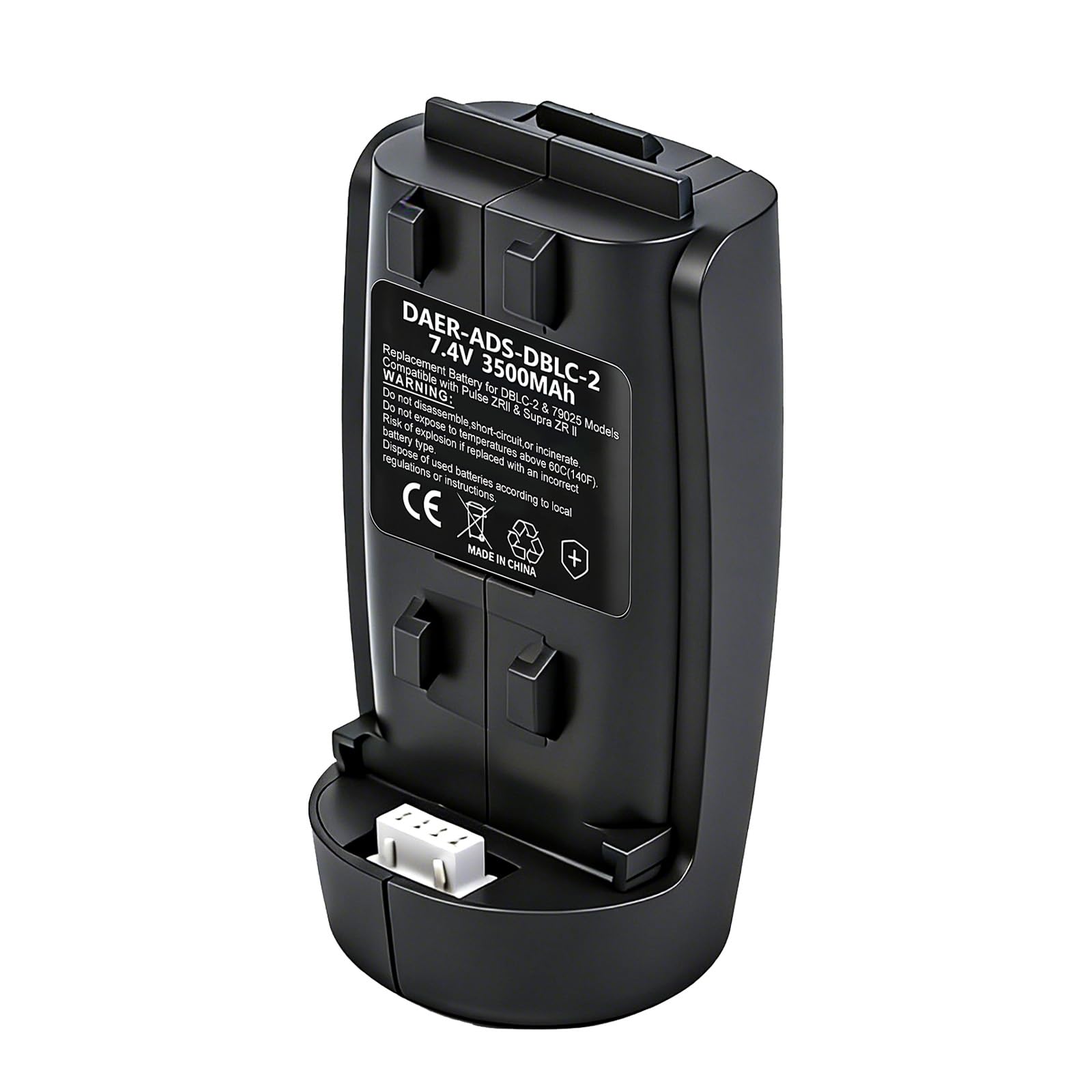 Dark Slate Gray BLOTMS Replacement Battery for DBLC-2 & 79025 Models, Compatible with Andis Pulse ZR II & Supra ZR II Cordless Clippers-Long-Lasting High Capacity Replacement Battery (2 Packs)