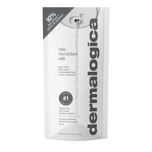 Lavender Dermalogica Daily Microfoliant, Face Exfoliator Scrub Powder with Salicylic Acid and Papaya Enzyme, Achieve Brighter, Smoother Skin Daily