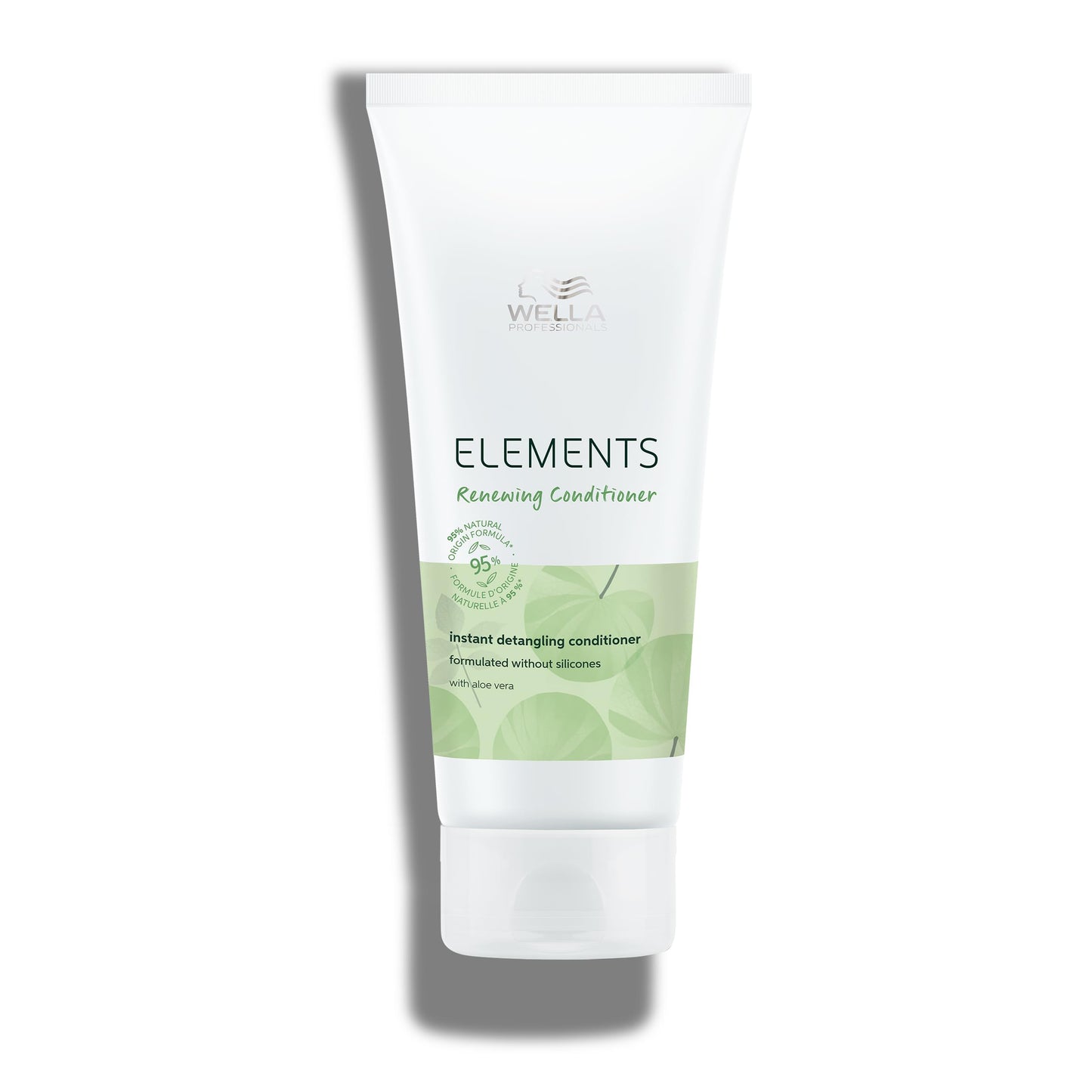 White Smoke Wella Professionals Elements Gentle Renewing Conditioner with Aloe Vera | Gentle for All Hair Types | Without Sulfate & Silicone | 6.7 Fl Oz