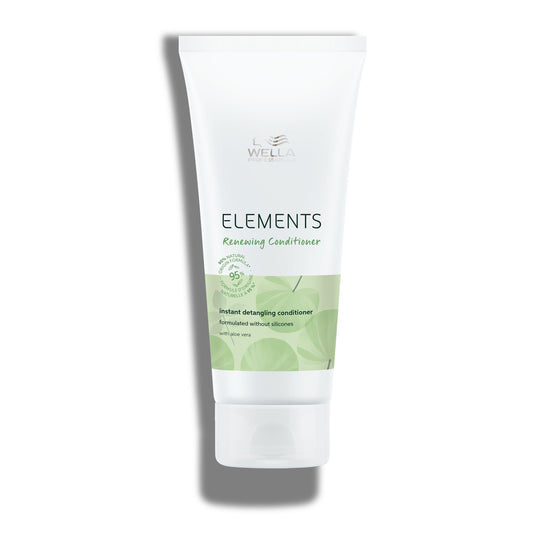 White Smoke Wella Professionals Elements Gentle Renewing Conditioner with Aloe Vera | Gentle for All Hair Types | Without Sulfate & Silicone | 6.7 Fl Oz