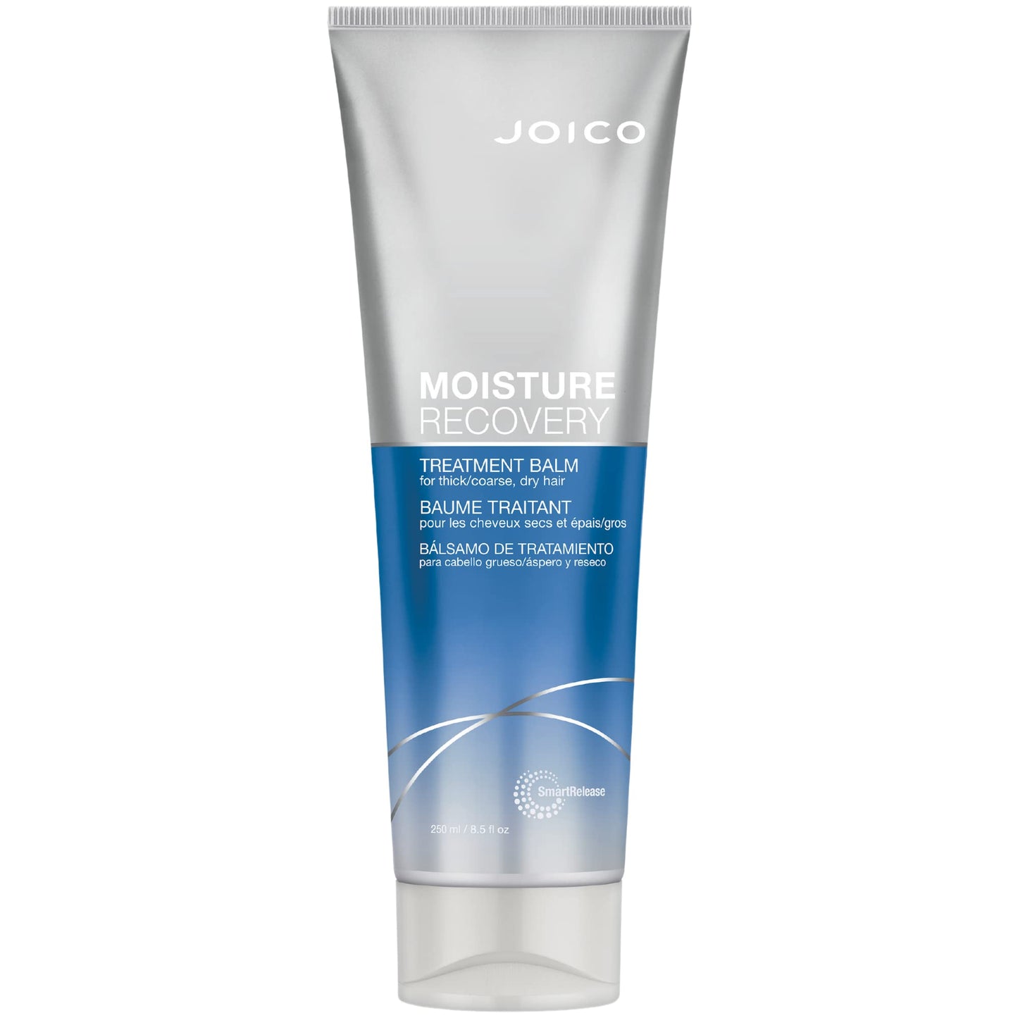 Light Gray Joico Moisture Recovery Treatment Balm | For Thick, Coarse, Dry Hair | Restore Moisture, Smoothness, Strength, & Elasticity | Reduce Breakage & Frizz | With Jojoba Oil & Shea Butter | 8.5 Fl Oz