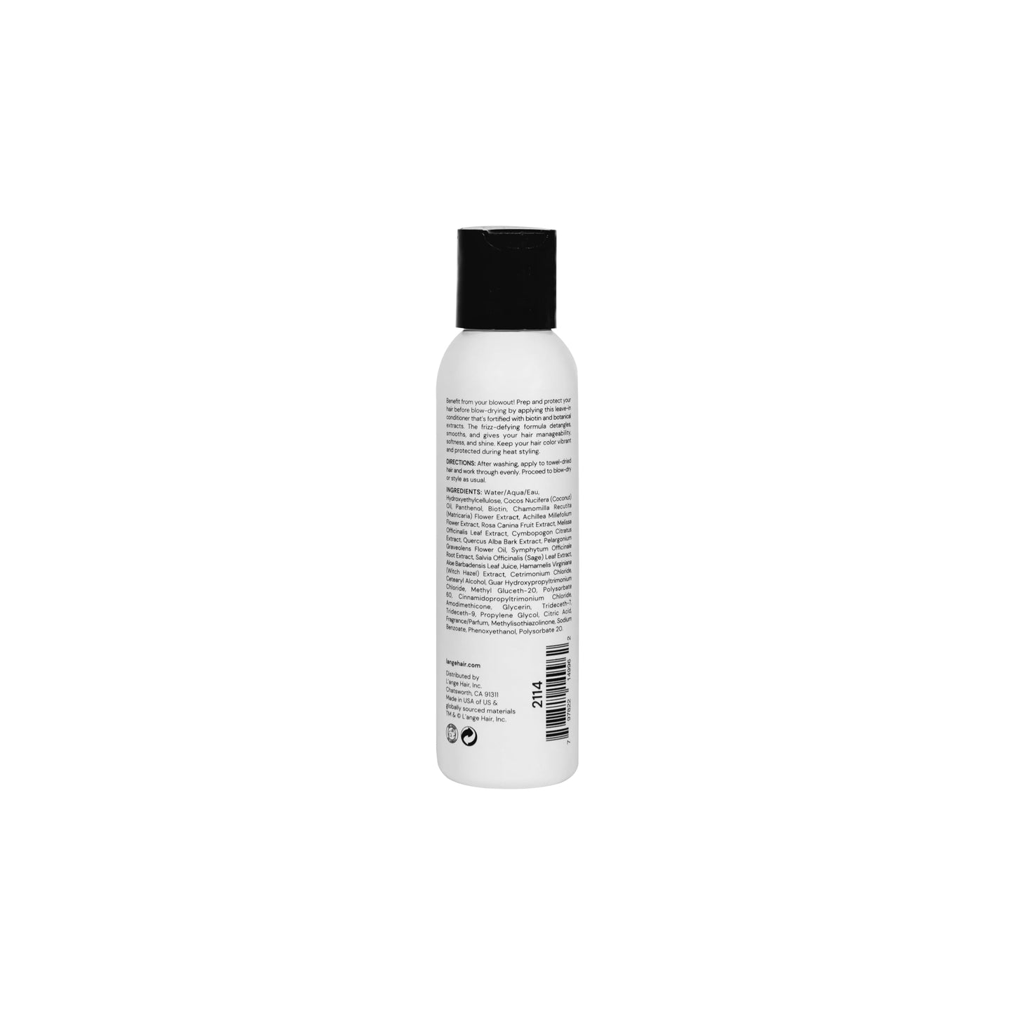 Gray L'ANGE HAIR Envie Leave-In Conditioner - Biotin, Coconut Oil & Botanical Extracts - Professional Salon Grade Treatment for Hair - Anti-Frizz Blowout Care - UV Blocker, 4 Fl Oz