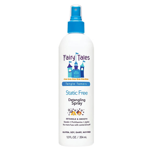 White Smoke Fairy Tales Static-Free Detangling Spray 12 oz (Pack of 2)