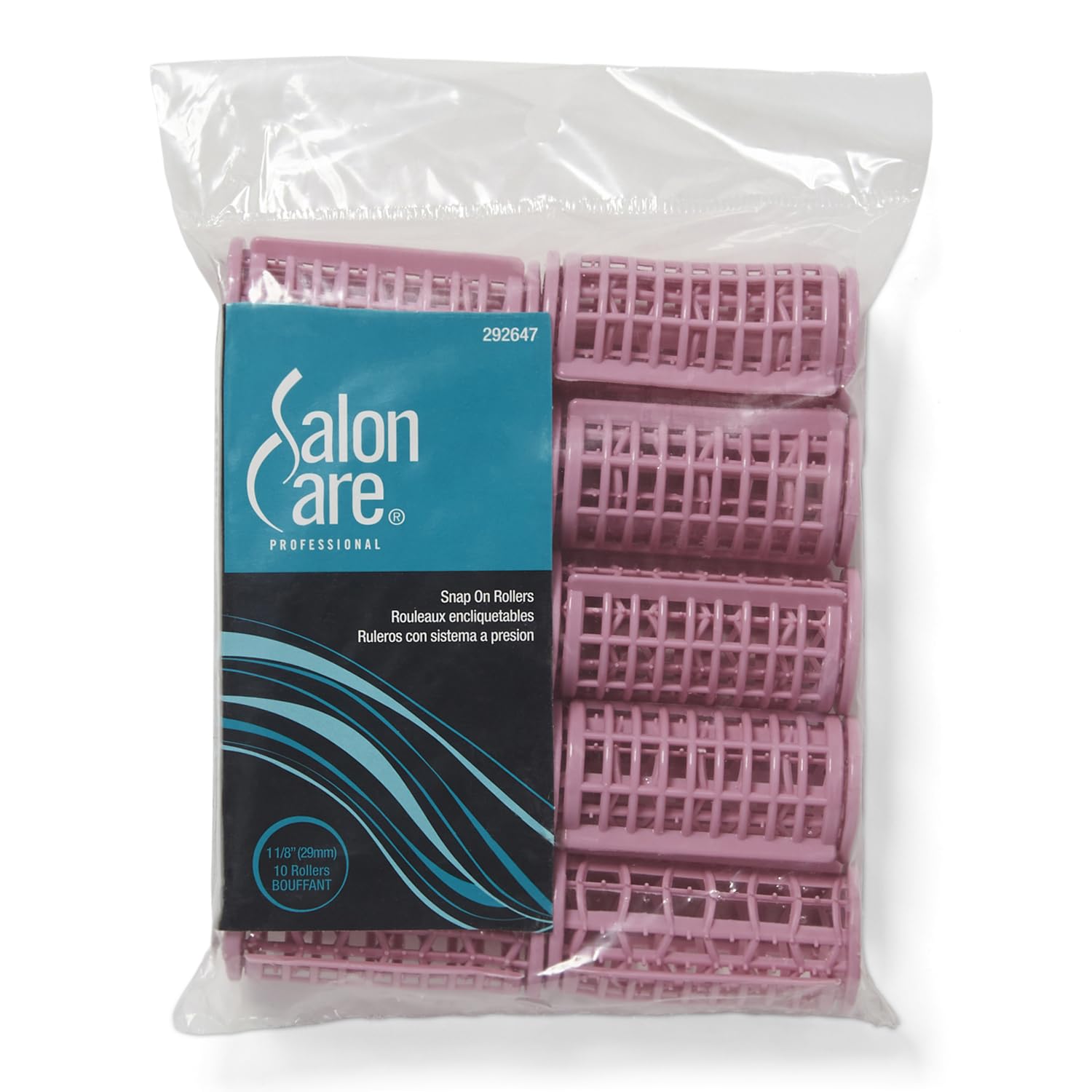 Light Gray Salon Care SnapOn Rollers