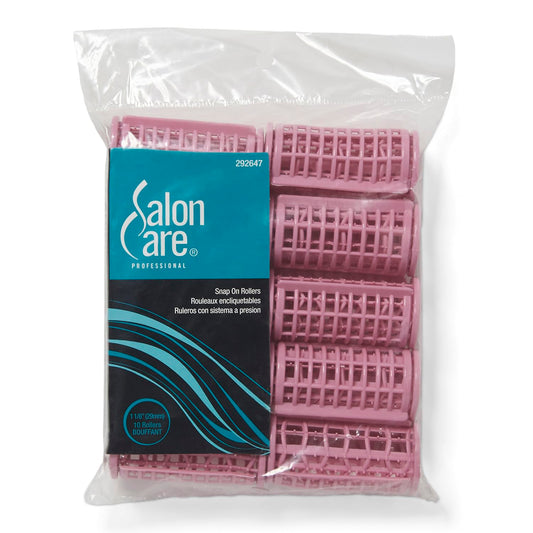Light Gray Salon Care SnapOn Rollers