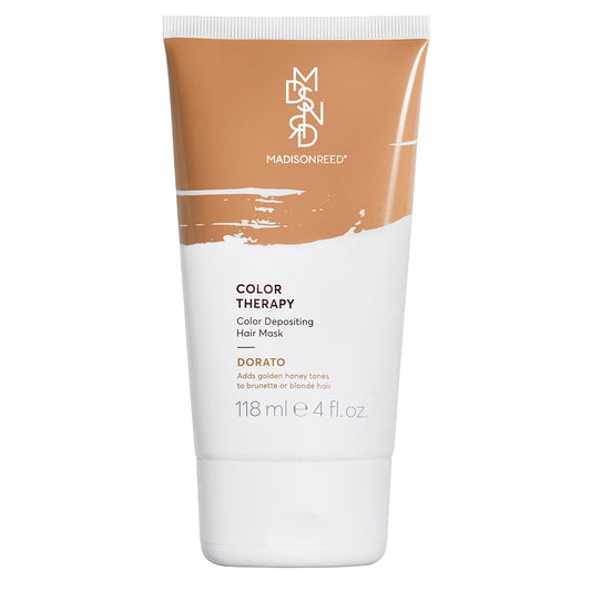 Lavender Madison Reed Color Therapy – Dorato Golden Blonde, Color Depositing Hair Mask, Deep Conditioner, Hydrates & Refreshes Color & Tone, With Keratin & Argan Oil, 4 Fl Oz