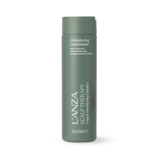 White Smoke L'ANZA Scalp Therapy Stimulating Conditioner, Hair Growth Conditioner Supports Scalp & Healthy Hair Growth, Removes Buildup, Moisturizing, Combats Oil, Anti Aging, Color Safe Sulfate Free (8.5 Fl Oz)