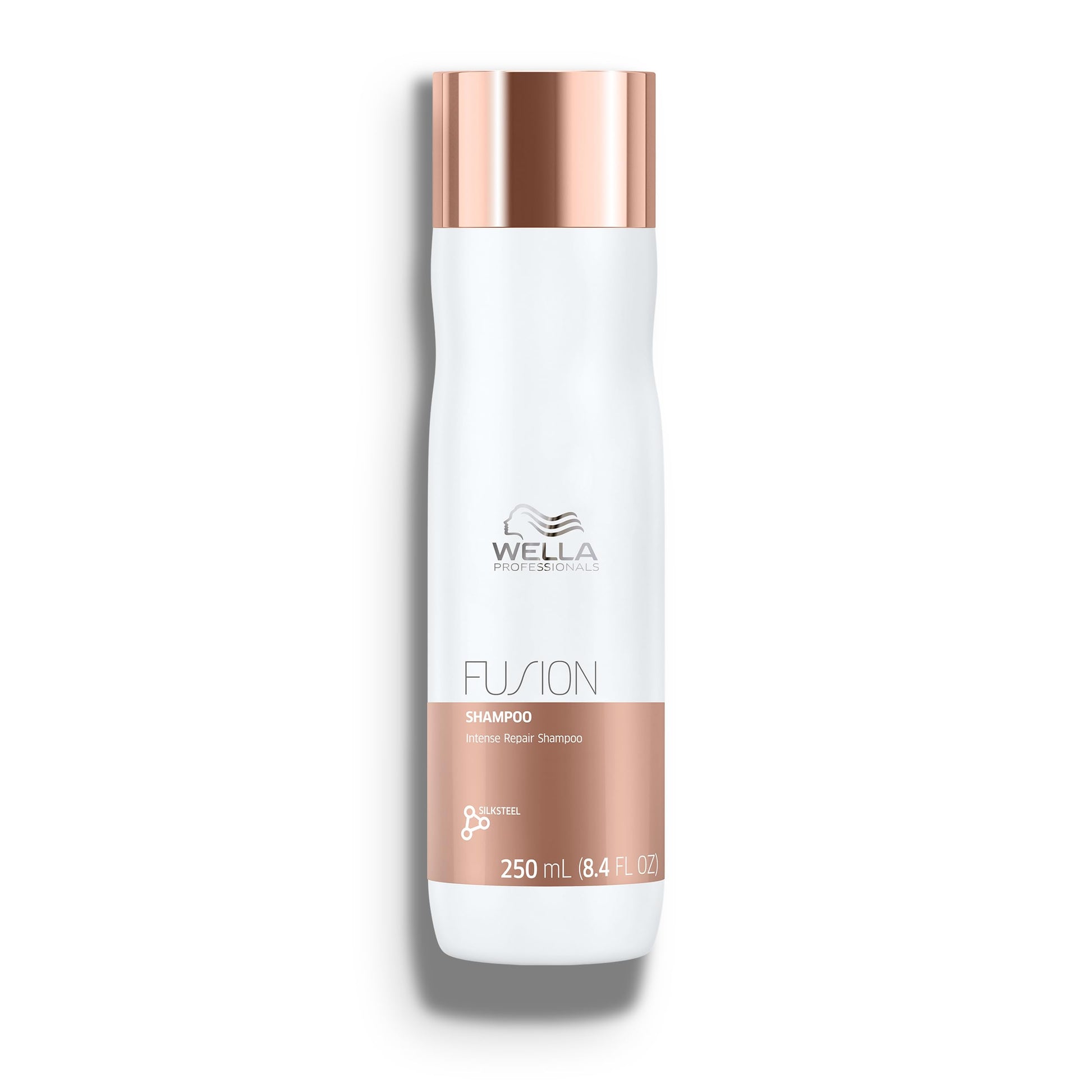 White Smoke Wella Professionals Fusion Intense Repair Shampoo for Damaged Hair | Repairs, Strengthens & Protects Against Breakage for Smooth, Silky Hair | 8.4 Fl Oz
