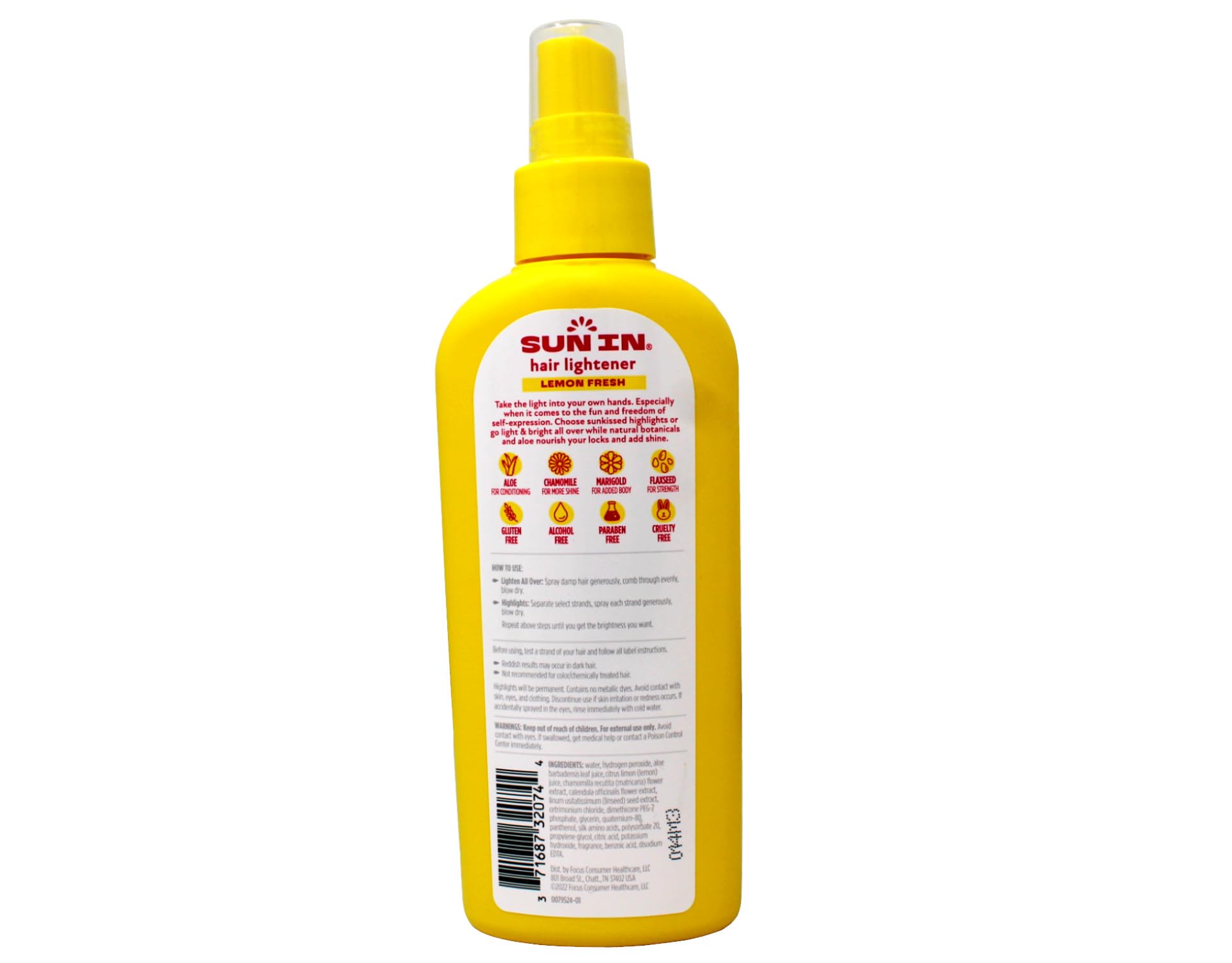 White Smoke Sun in Hair Lightener, Tropical Breeze & Lemon Fresh Combo