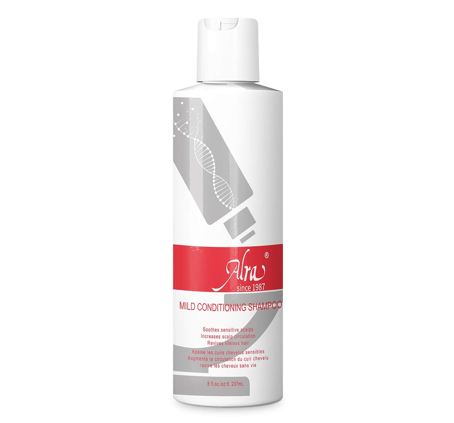 White Smoke Alra - Mild Conditioning Shampoo - Gentle Cleanser and Conditioner for Cancer Patients During and After Radiation and Chemotherapy - Improves Fragile Hair - Promotes Growth (8oz)