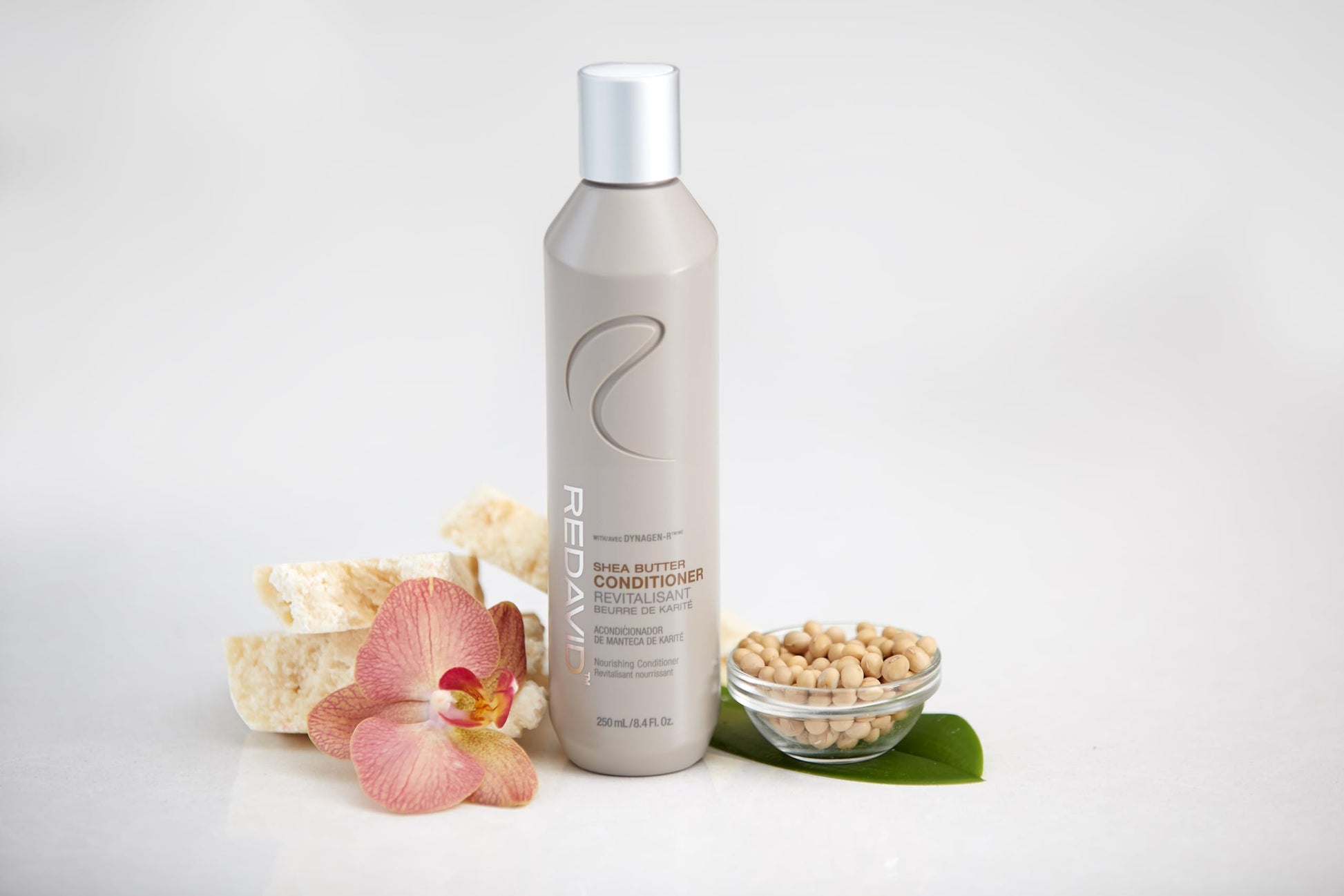 Lavender Redavid Shea Butter Nourishing Conditioner for Normal to Dry, Damaged hair - with Shea Butter and Cymbidium Orchid Oil - Clinically Strengthens, Adds Moisture & Detangles - (250ml)