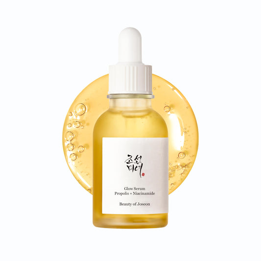 White Smoke Beauty of Joseon Glow Serum Propolis and Niacinamide Hydrating Facial Soothing Moisturizer for Irritated Uneven Skin Tone, Korean Skin Care, 60ml, 2 Fl.Oz