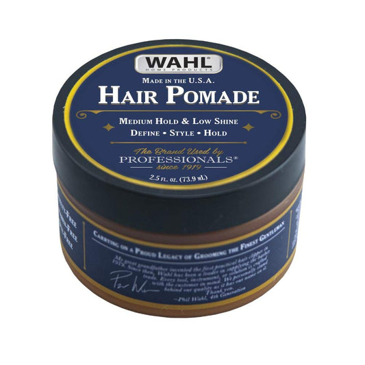 White Smoke Wahl Hair Pomade for Styling with Essential Manuka/Meadowfoam Seed/Clove & Moringa Oil for Control Hold Shine - Model 805611A