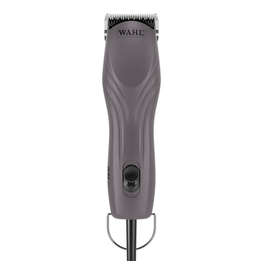 Dim Gray Wahl Pro Animal KM10+ Corded Clipper - New #10 Prime Series Blade, LOCKGUARD Patent Pending Technology & Textured Housing Design - Clippers for Cats, Dogs & Horses - Lightweight - 2-Speeds - Purple