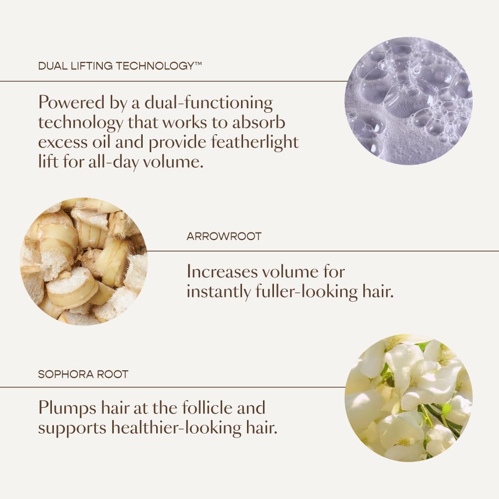 Seashell VEGAMOUR UPLIFT Volumizing Styling Foam, For fine, flat & thinning hair, Provides Volume & Resists Humidity, Non Sticky Formula, Bouncy Soft Hair