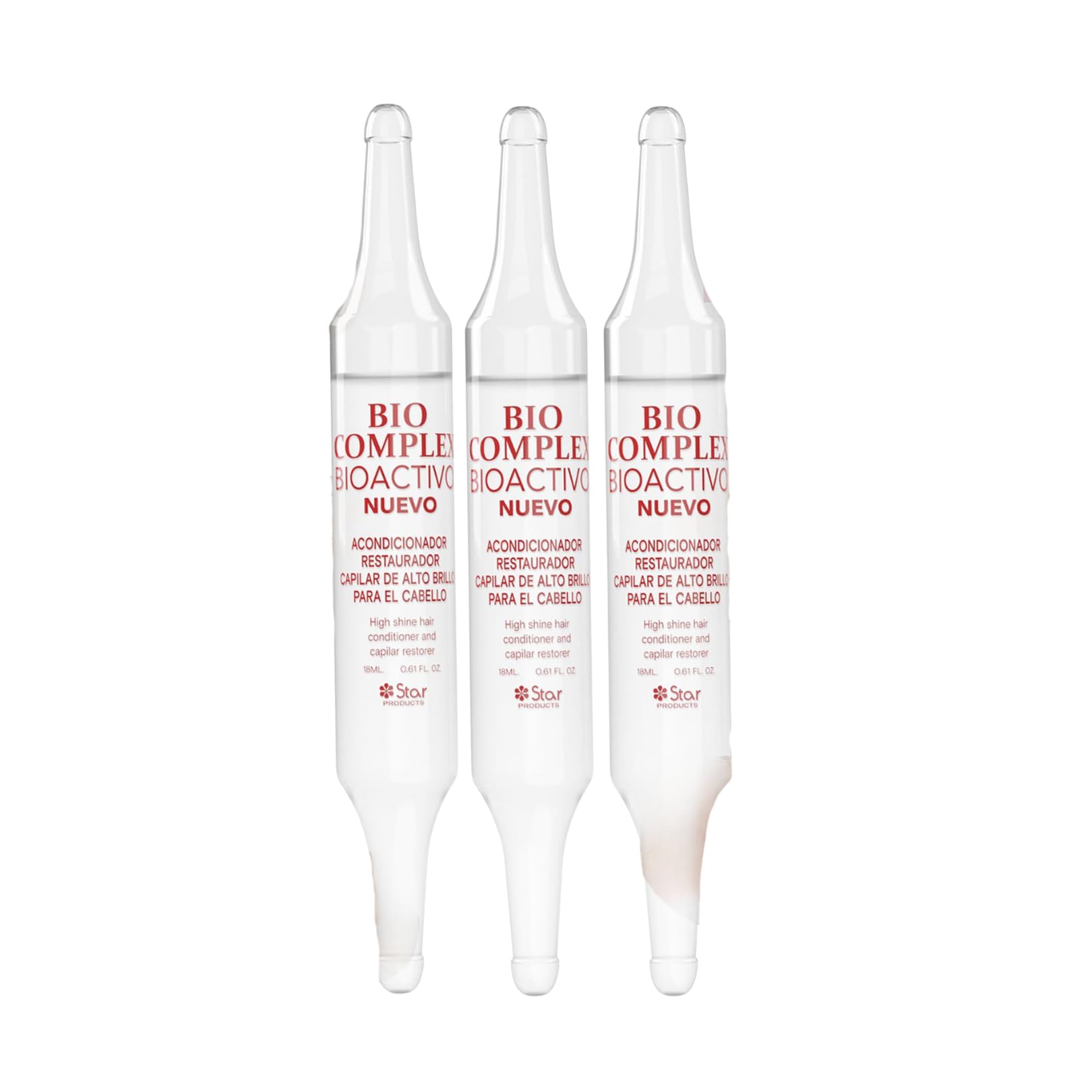 White Smoke Bio Complex Bioactivo High Shine Hair Conditioner 3 Pack – 0.61 oz Each, Intense Nourishment & Glossy Shine Treatment for All Hair Types