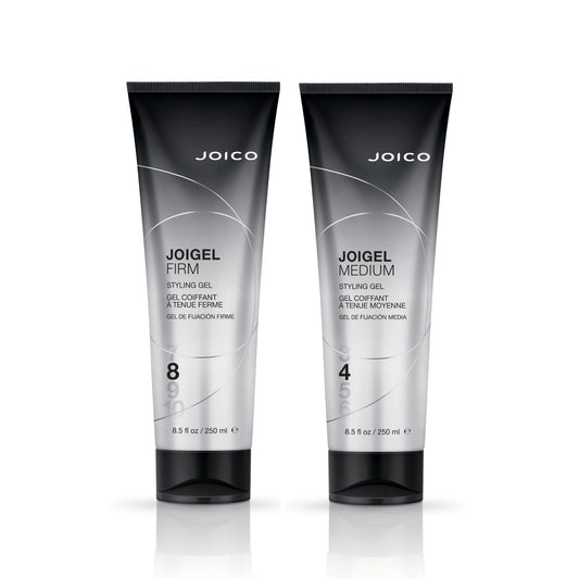 White Smoke Joico JoiGel Firm Styling Gel | For Most Hair Types | Add Body and Volume | Lock In Moisture & Boost Shine | Thermal Heat & Humidity Protection | Protect Against Pollution | 8.5 Fl Oz