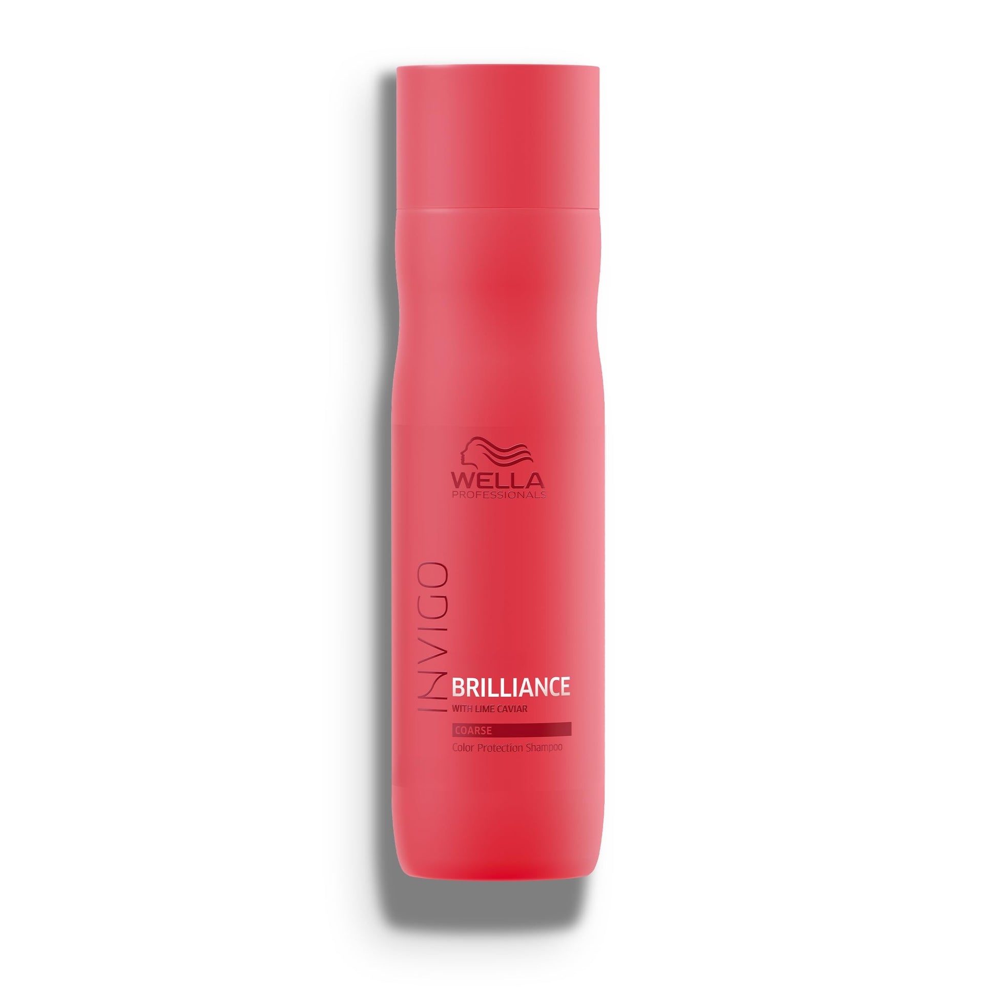 Maroon Wella Professionals Invigo Brilliance Shampoo for Coarse Hair | Color Protection & Vibrancy | 10.1 Fl Oz