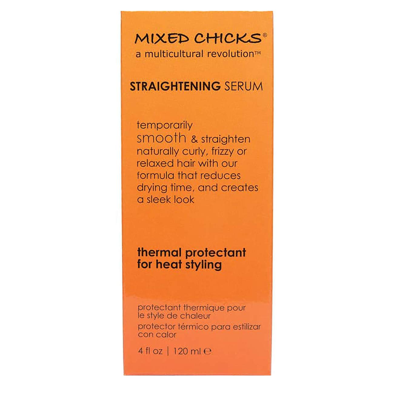 Coral Mixed Chicks Straightening Serum - Thermal Protection, 4 fl.oz. / 120ml