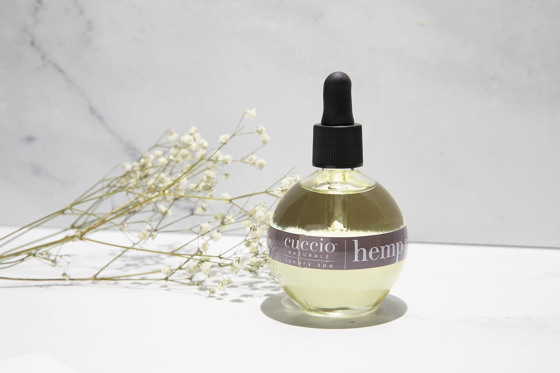 Light Gray Cuccio Naturale Capuacu & Chia Revitalizing Cuticle Oil, Lightweight Fast-Absorbing Hydrating Nail & Cuticle Conditioner, Cold-Pressed Oils + Vitamin E, 2.30 Fl Oz