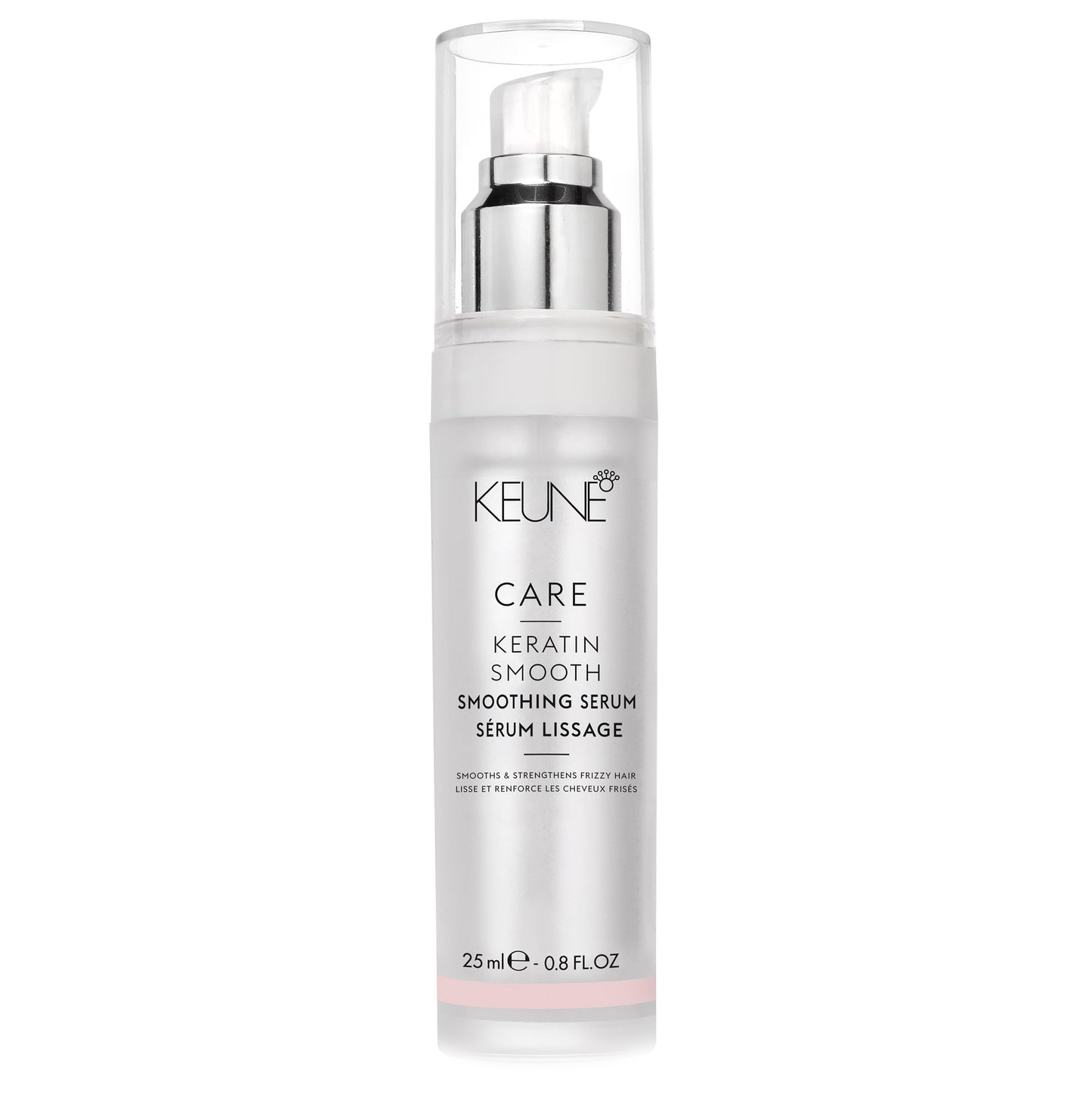 Light Gray Keune Care Keratin Smooth Serum, Nourishing & Frizz-Control Treatment for Smoother Hair, 0.8 Fl Oz