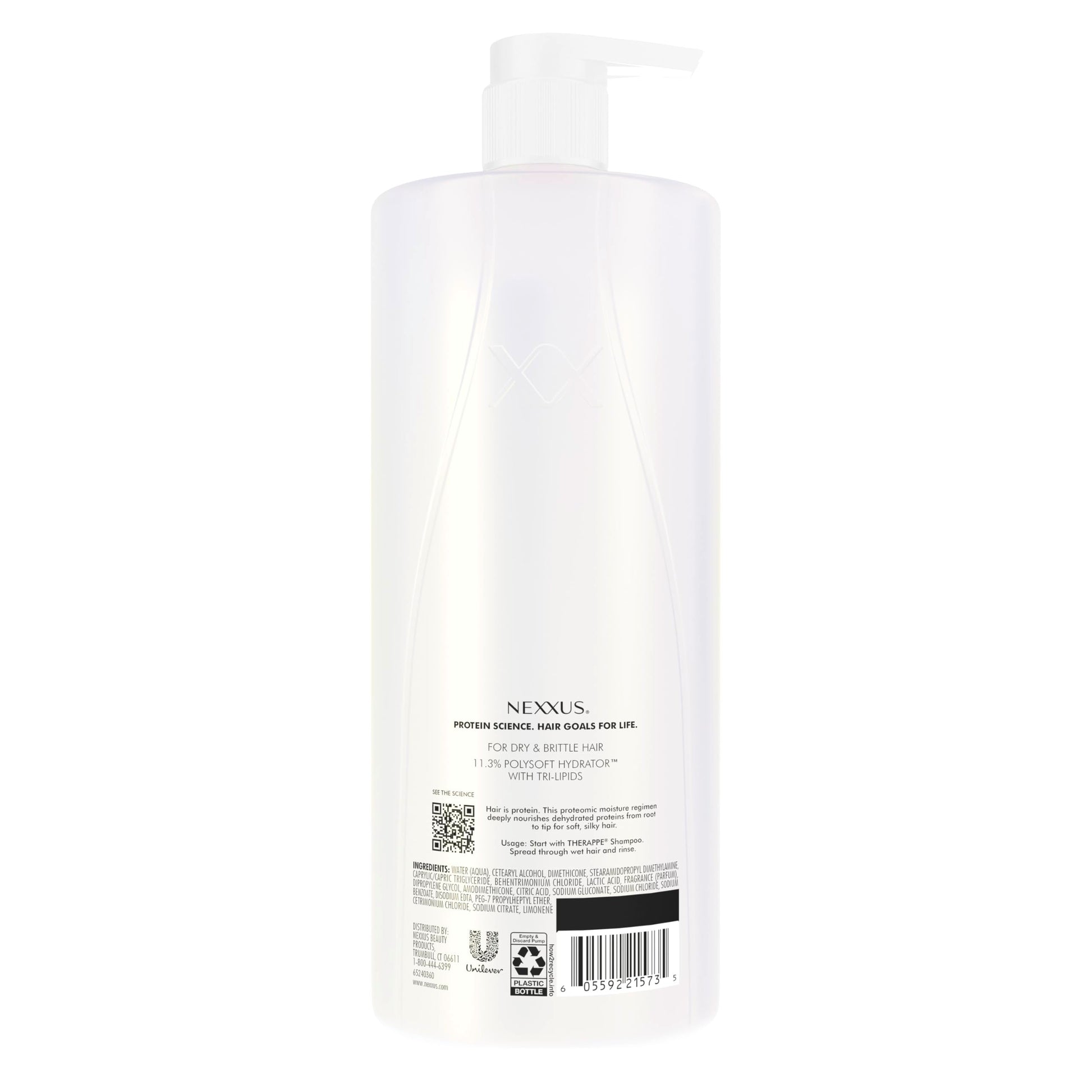 White Smoke Nexxus Humectress Conditioner for Ultimate Moisture for Dry Hair Powered by POLYSOFT HYDRATOR Technology with Tri-lipids 33.8 oz