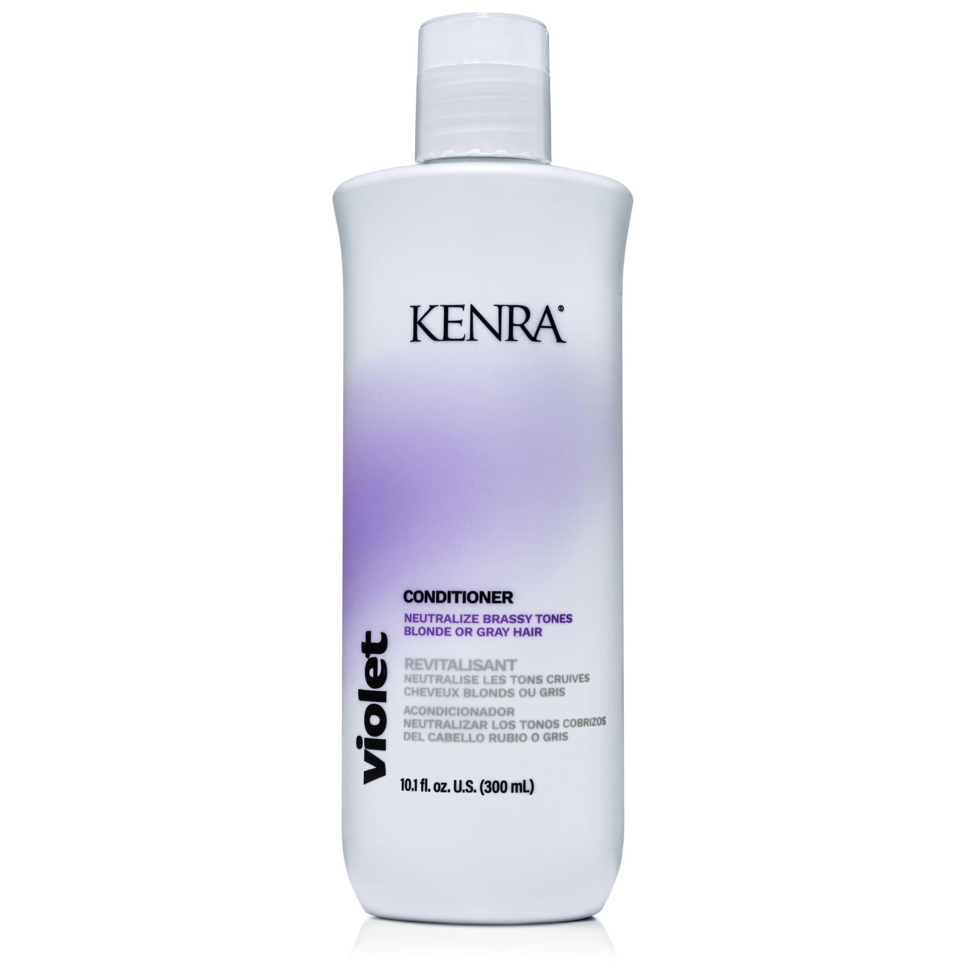 Light Gray Kenra Professional Violet Conditioner | Eliminates Brassy Tones | Purple Pigment + Deposit | Neutralizes Yellow | Moisturizes Processed Hair | Enhances Vibrancy of Blonde or Gray Hair | Color Safe