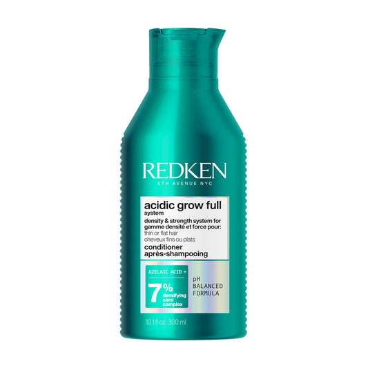 White Smoke Redken Acidic Grow Full System Scalp and Hair Conditioner - Lightweight Conditioner for Thicker-Looking Hair and Hydrated Scalp, With Azelaic Acid, 10.1 Fl Oz