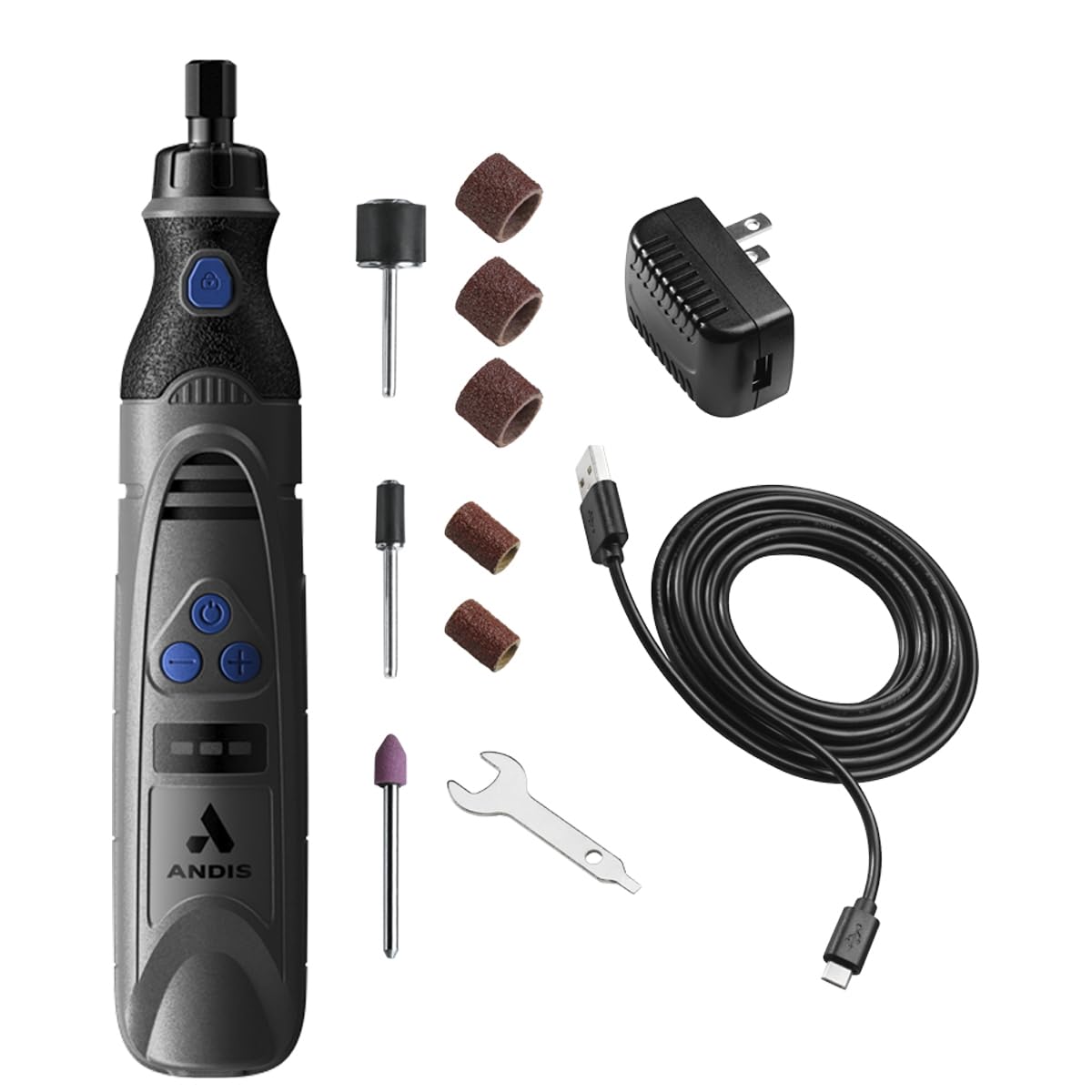 White Smoke Wireless Pet Nail Trimmer by Andis