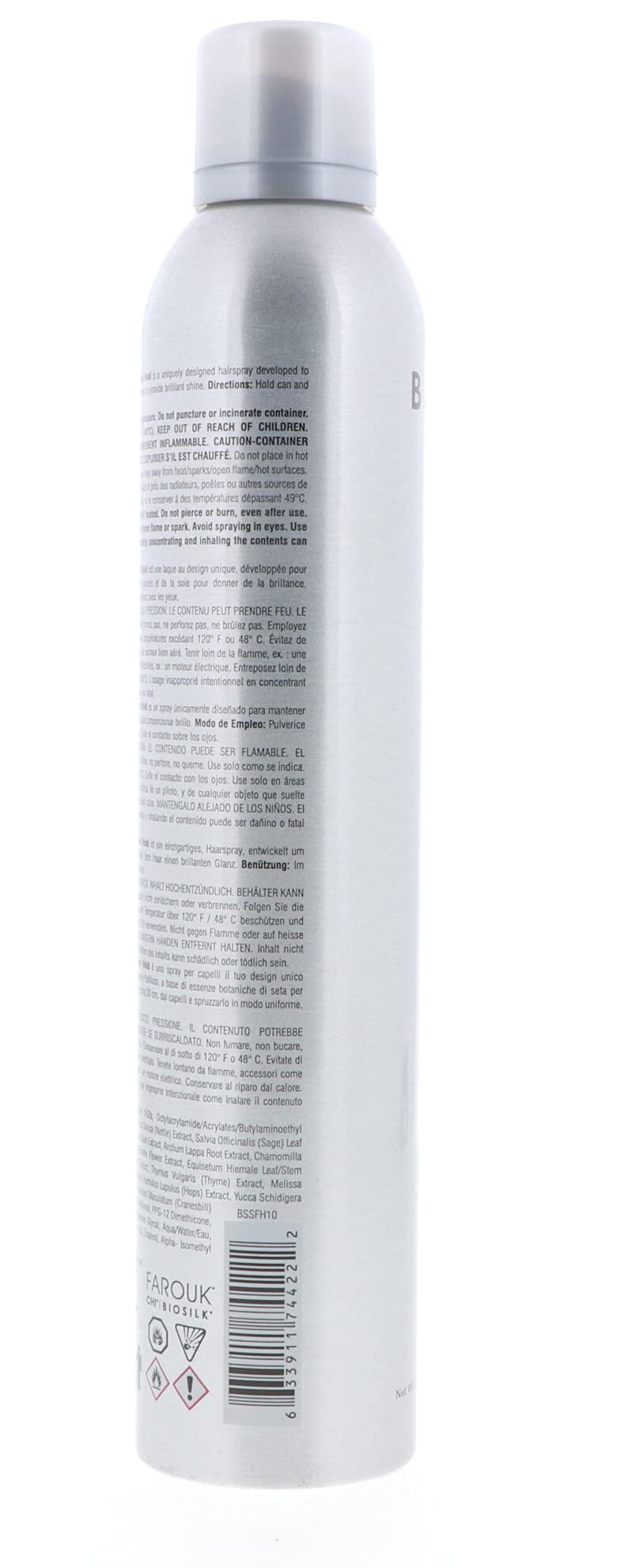Light Gray Biosilk Finishing Spray Firm [10oz][$14]