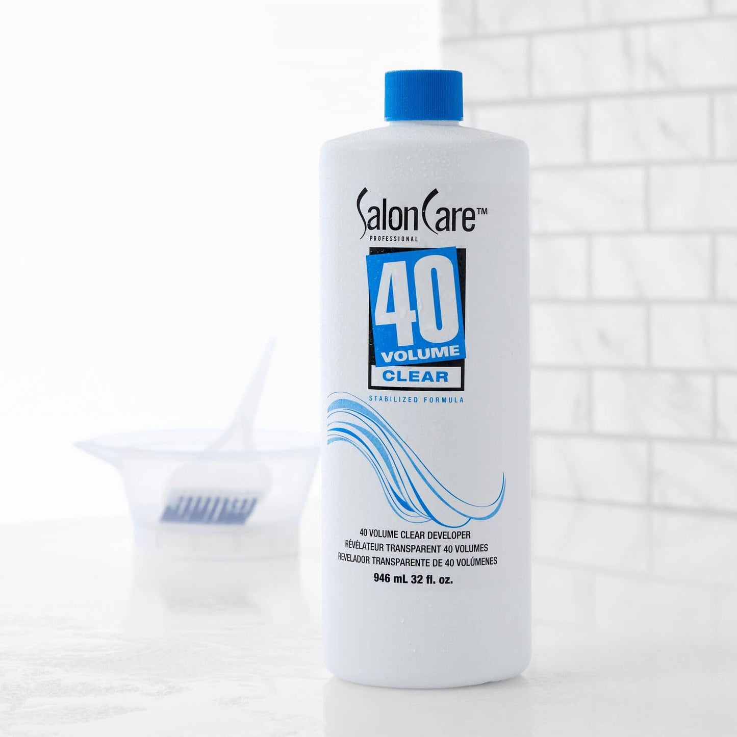 Lavender Salon Care 40 Volume Clear Developer, Maximum Lift, Stabilized Formula for Consistent, Predictable Results, Superior Gray Coverage, 16 Ounce