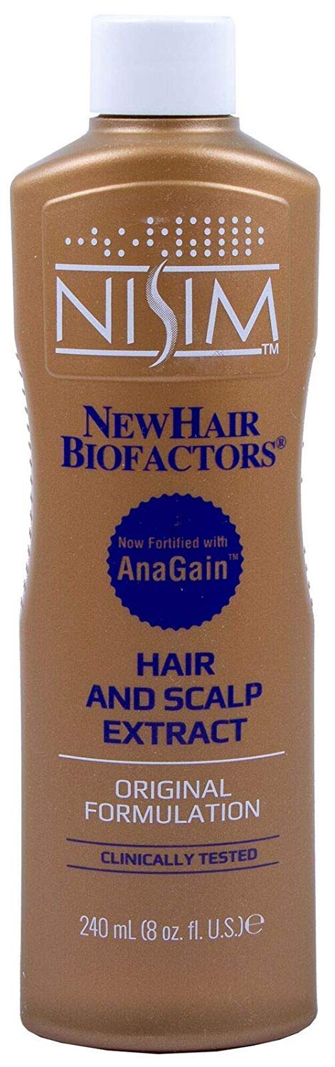 Dim Gray Nisim Hair and Scalp Extract 8oz/240mL - Original Formula now with AnaGain