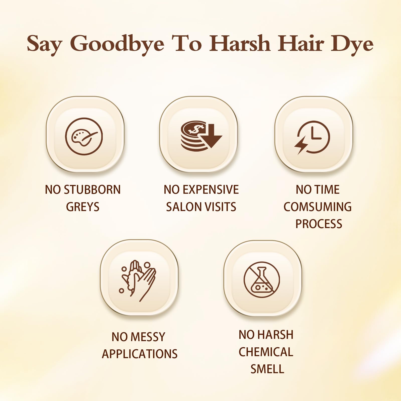 Seashell Black Hair Color Shampoo for 100% Gray Hair Coverage, 3 in 1 Black Hair Dye Shampoo for Women Men with Argan Oil Nourishing Scalp and Hair
