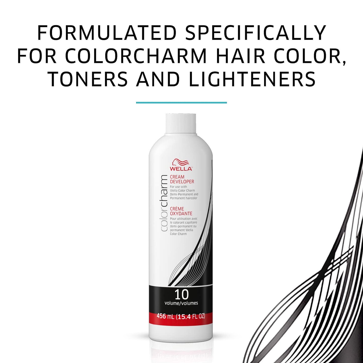 White Smoke WELLA colorcharm Demi Permanent Hair Color, Adds Gloss & Color Richness, Gray Coverage, 9NA Light Natural Ash Blonde + 10 Vol. Developer