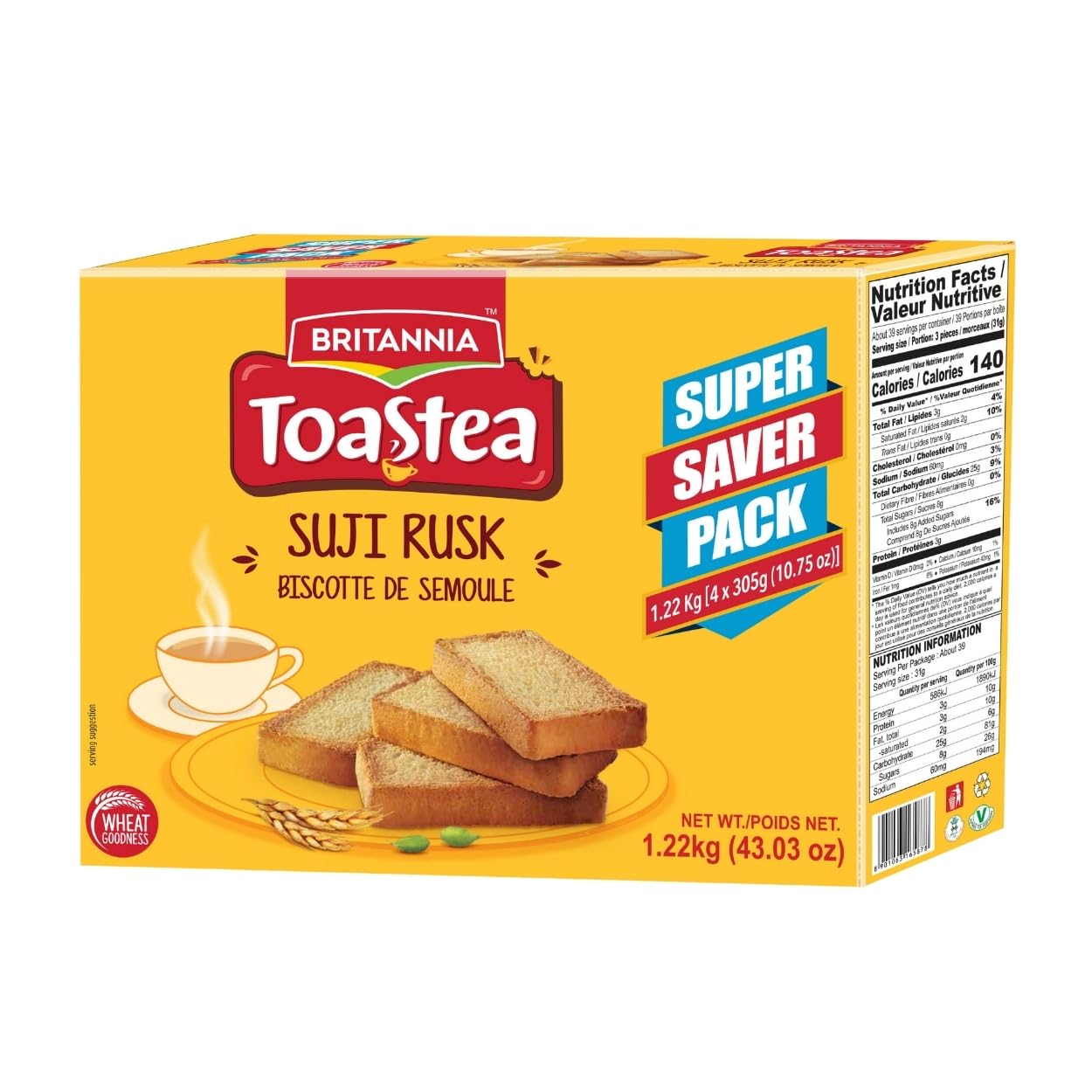 Goldenrod Britannia Wheat Rusk