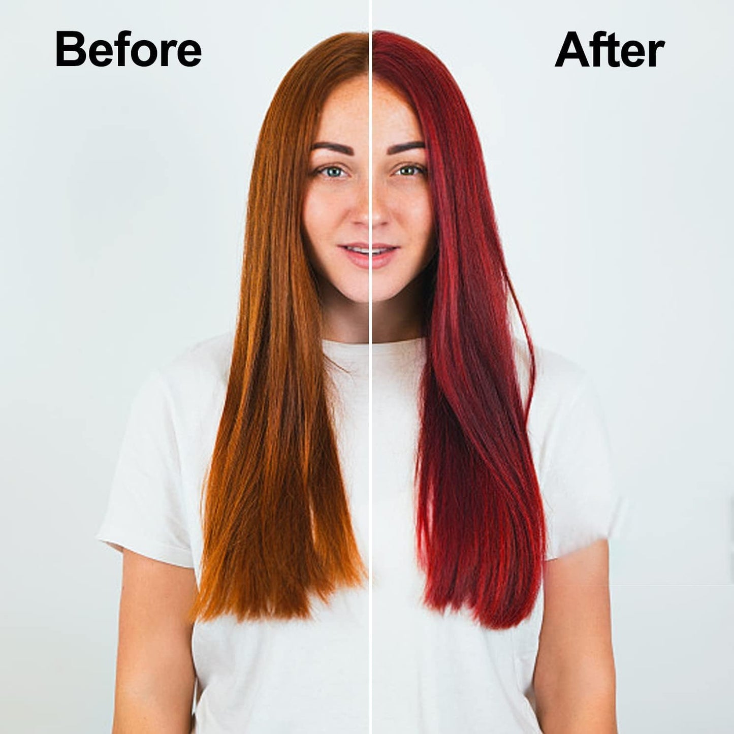 Lavender Wine Red Hair Dye Shampoo 3 in 1, Long-lasting & Natural Hair Color Shampoo, Herbal Ingredients Natural Shampoo Hair Dye Effect in Minutes, Gifts for Men Women 500ml