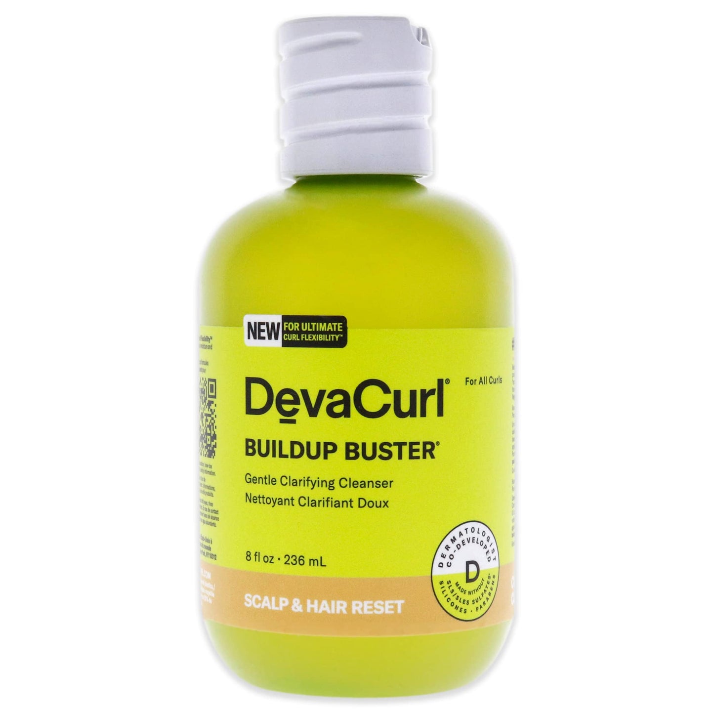 White Smoke DevaCurl Buildup Buster Gentle Clarifying Cleanser, Green Oasis, 8 fl. oz.